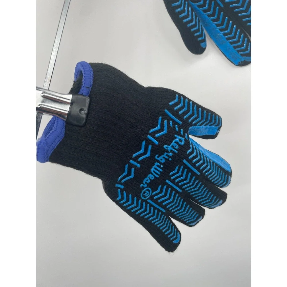 RefrigiWear 509M Dual Layer Unisex M Black Herringbone Grip Work Gloves‎ NWOT